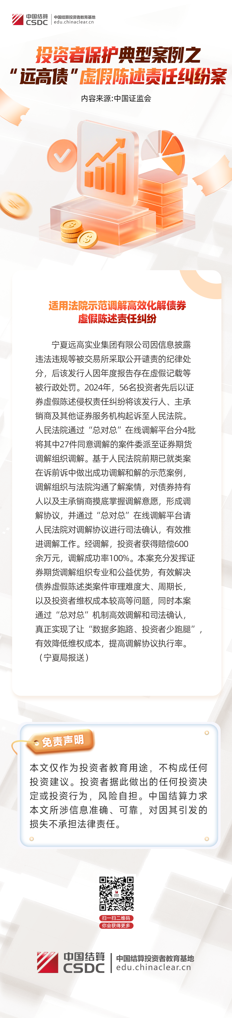 【金融教育宣傳周】投資者保護(hù)典型案例之“遠(yuǎn)高債”虛假陳述責(zé)任糾紛案